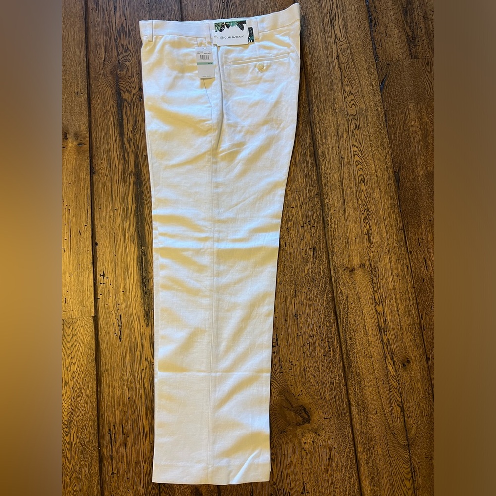 NWT Cubavera Linen Pants